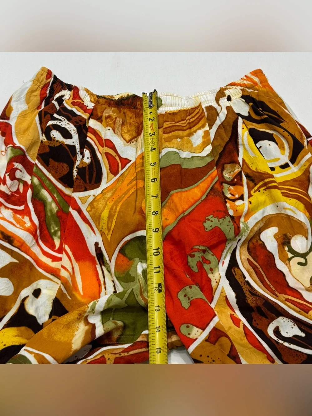 Jam's World Men's Edition Casual Board Shorts Abstract Art 100% Rayon Size Large